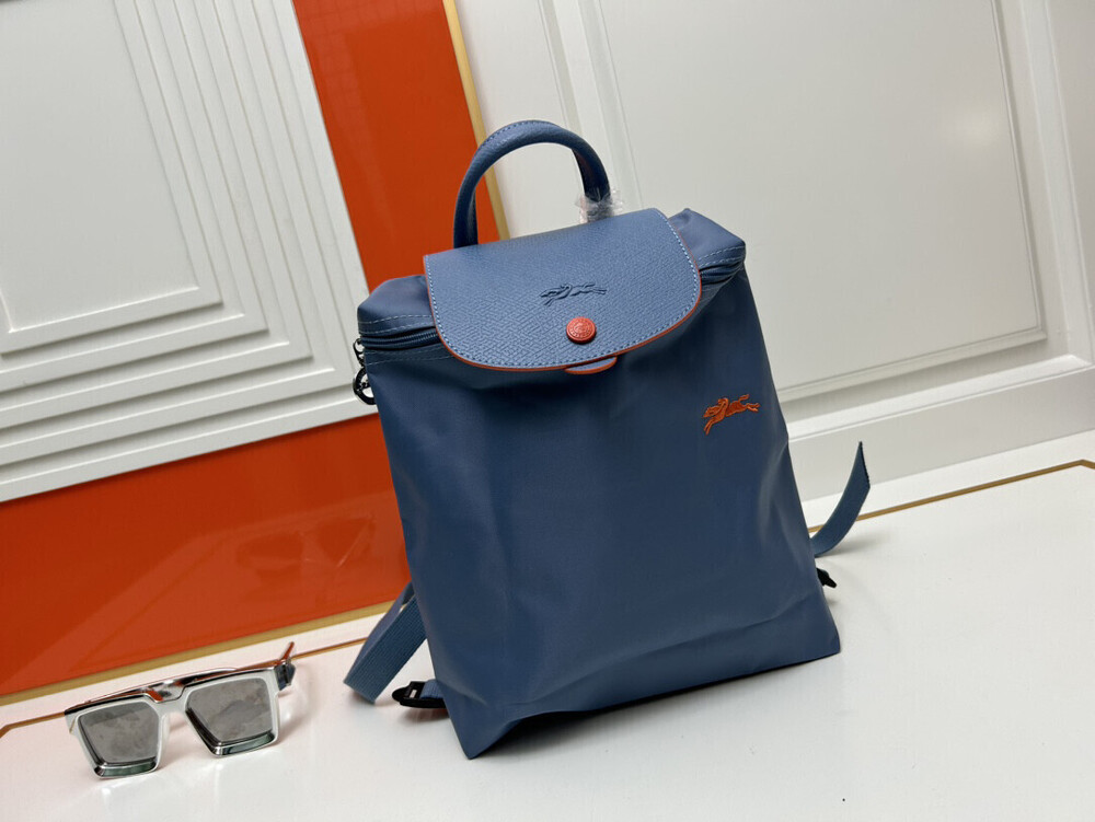 Longchamp Le Pilage Backpack blue